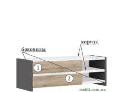 POSSI Тумба ТВ RTV2S-514 BRW Польща