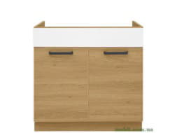 SEMI LINE Тумба під мийку DKB-80-82 BRW Польща колір-білий