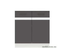 JUNONA LINE Тумба під мийку DK2D-80-82 BRW Польща колір-сірий