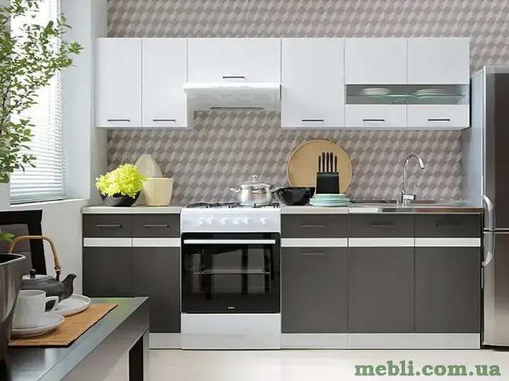JUNONA LINE Тумба під мийку DK2D-80-82 BRW Польща колір-сірий