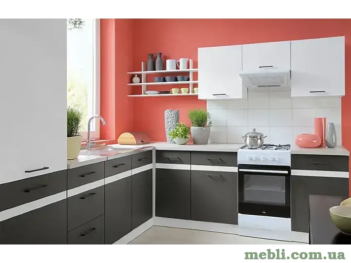 JUNONA LINE Тумба під мийку DK2D-80-82 BRW Польща колір-сірий