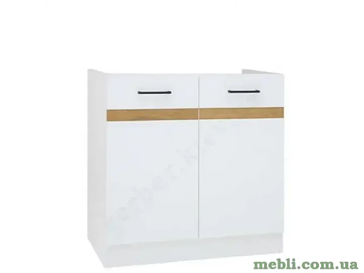 JUNONA LINE Тумба під мийку DK2D-80-82 BRW Польща колір-білий