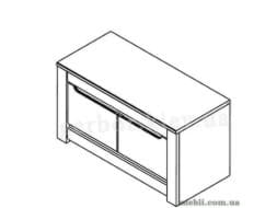 ЕРІКА Тумба для взуття 2D Гербор