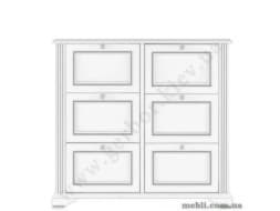 ВАЙТ Тумба для взуття 6D Гербор