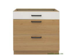 SEMI LINE Тумба D3S-80-82 BRW Польща колір-білий