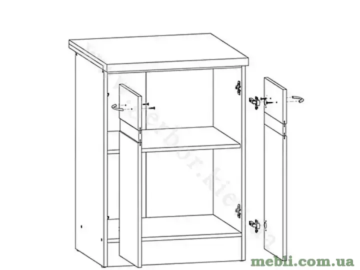JUNONA LINE Тумба D2D-60-82 BRW Польща Сонома