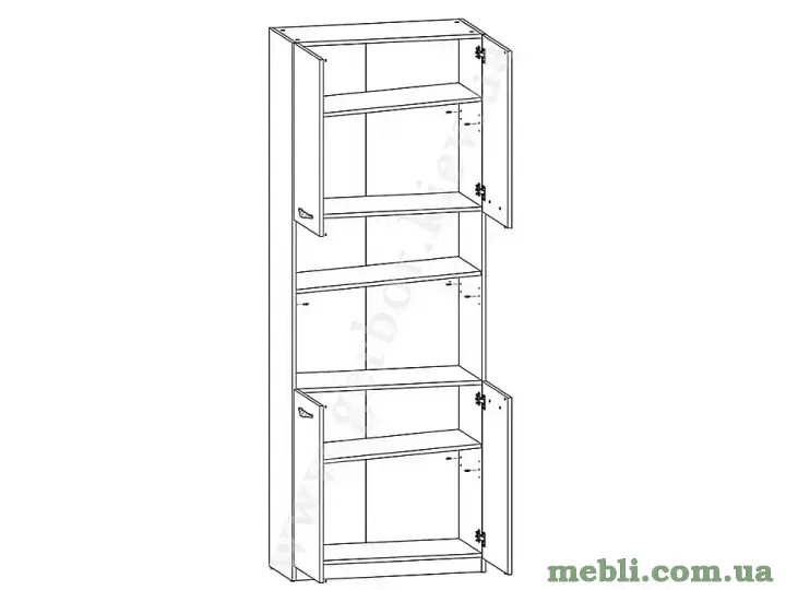 EXECUTIVE Стелаж 4D-22-8 BRW Польща
