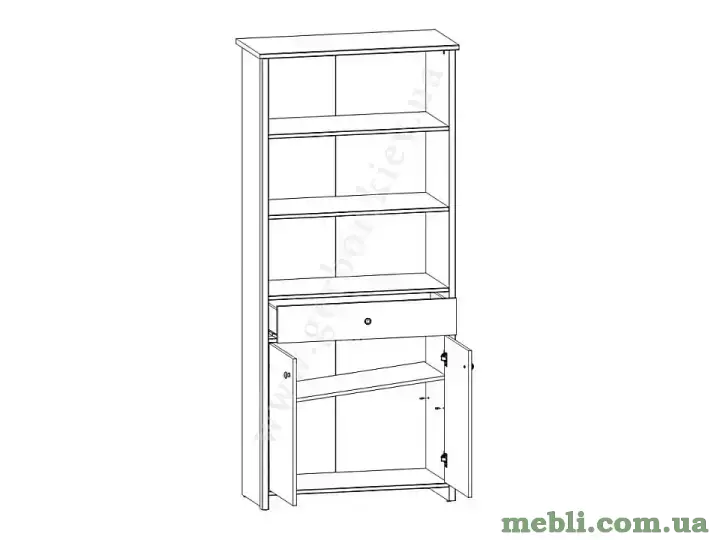 ПОРТО Стелаж 2D1S БРВ (ВМК)