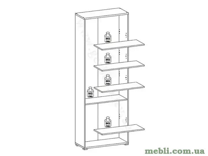 OFFICE LUX Стелаж 79-220 BRW Польща