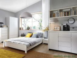 KASPIAN колір-білий Спальня BRW Польща