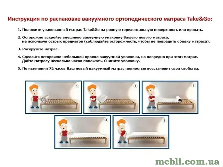 Матрац Take & amp-Go Slim Roll EMM