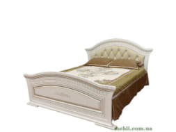 Ніколь Ліжко 2-сп 1.6 з м'яким узголів'ям (каркас) Світ Меблів