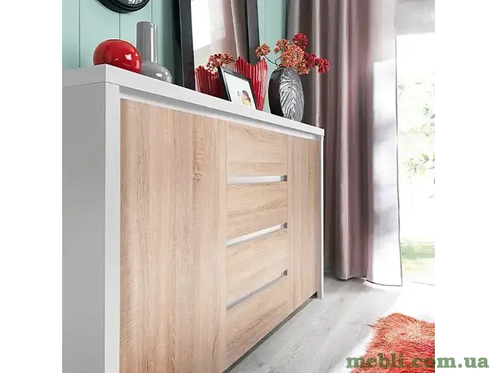 KASPIAN колір-білий Комод 2D4S BRW Польща