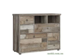 TARBES Комод 1K5S-8-10 BRW Польща