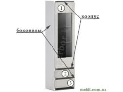 POSSI Вітрина 1W2S-20-5 BRW Польща