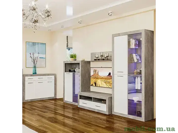 ОМЕГА Вітрина (шафа 2Д Ск) Світ Меблів