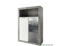 ОМЕГА Вітрина (пенал 2Д Ск) Світ Меблів