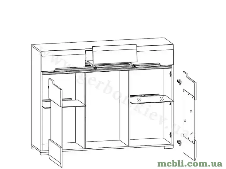 Ацтеки Буфет 2W1D3S-10-15 БРВ (ВМК)
