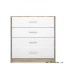 Комод в спальню Гербор Непо KOM4S Дуб сонома/Німфея альба
