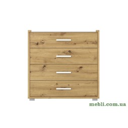 Комод в спальню Гербор Рутенія KOM4S Дуб артизан/Німфея альба