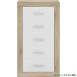 Комод в спальню Гербор Сара KOM5S Дуб сонома/Німфея альба