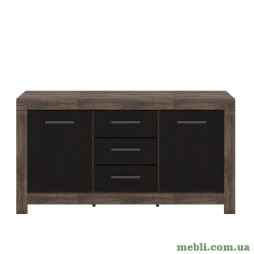 Комод у вітальню Гербор Белен KOM2D3S (телескопи) Дуб ансберг/Дуб болотний коричневий