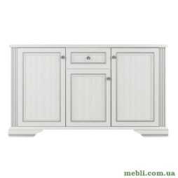 Комод у вітальню Гербор Вайт 3D1S (телескопи) Ясен сніжний/Сосна срібна