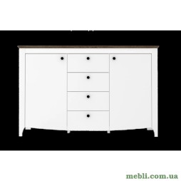 Комод у вітальню Гербор Каріна KOM2D4S Німфея альба/Дуб сонома трюфель