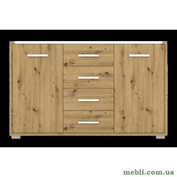 Комод у вітальню Гербор Рутенія KOM2D4S Дуб артизан/Німфея альба