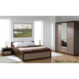 Комплект модульний в спальню Гербор Коен МДФ N9967 Венге магія/Шторкс темний