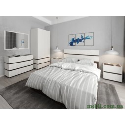 Комплект модульний в спальню Гербор Лаєр N100020 Венге магія/Ясен сніжний