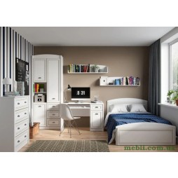 Комплект модульний в спальню Гербор Салерно N100004 Білий