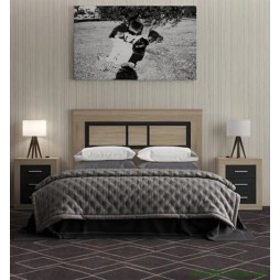 Комплект модульний в спальню Гербор Сара Дуб сонома/Антрацит