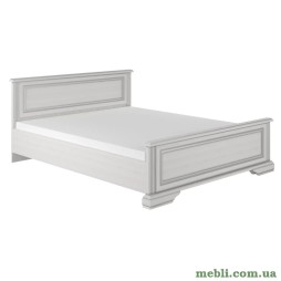 Ліжко двоспальне Гербор Вайт 180 180x200 Ясен сніжний/Сосна срібна