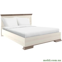 Ліжко двоспальне Гербор Марсель 160 160x200 Ясен сніжний/Дуб сонома трюфель