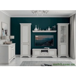 Модульна стінка для вітальні Гербор Вайт N100002 Ясен сніжний/Сосна срібна