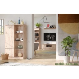 Модульна стінка для вітальні Гербор Шанталь N100022 Дуб санремо світлий