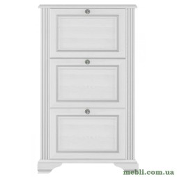 Тумба для взуття Гербор Вайт 3D Ясен сніжний/Сосна срібна