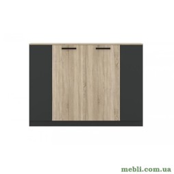 Тумба офісна Гербор Офіс Нью KOM4D Антрацит/Дуб сонома