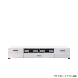 Тумба під телевізор Гербор Вушер RТV2D1S Німфея альба/Білий глянець