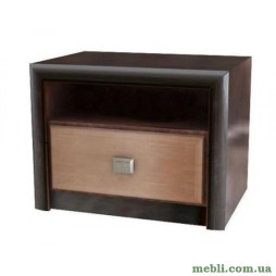 Тумба приліжкова Гербор Коен МДФ KOM1S Венге магія/Штрокс темний