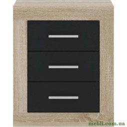 Тумба приліжкова Гербор Сара KOM3S Дуб сонома/Антрацит