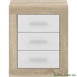 Тумба приліжкова Гербор Сара KOM3S Дуб сонома/Німфея альба