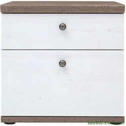 Тумба приліжкова Гербор Тіна KOM2S Сосна каньйон/Дуб сонома трюфель