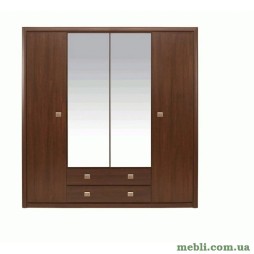 Шафа в спальню з дзеркалом Гербор Коен SZF4D2S Венге магія