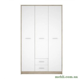 Шафа для одягу з ящиками Гербор Непо SZF3D2S N Дуб сонома/Німфея альба