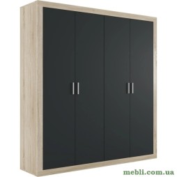Шафа розпашна для одягу Гербор Сара SZF4D Дуб сонома/Антрацит