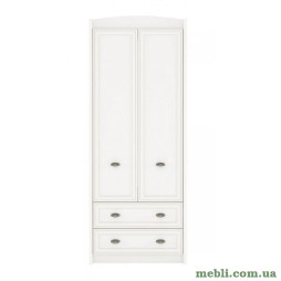 Шафа розпашна з ящиками Гербор Салерно SZF2D2S Білий