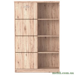 Шафа-пенал з полицями Гербор Шанталь REG1DO Дуб санремо світлий