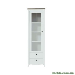 Пенал-вітрина Гербор Каріна REG1W2S Попелястий/Антрацит